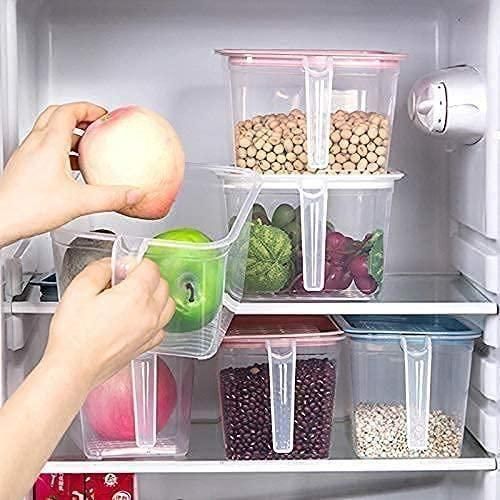 Unbreakable kitchen & Refrigerator storage Basket (Pack of 6)