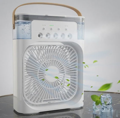 Portable Humidifier, Mini Cooler & Mist Sprayer Air Cooler Rechargeable Cooler