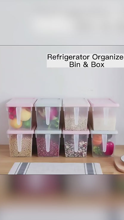 Unbreakable kitchen & Refrigerator storage Basket (Pack of 6)